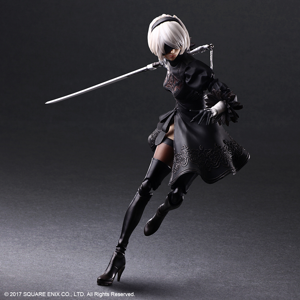 ニーアオートマタ　ヨルハ　2B 黒色ver. 1/4 ガレージキット　フィギュアパワー