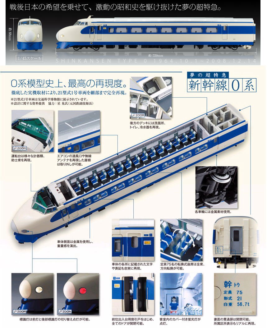 バンダイ 大人の超合金 新幹線 0系 欠品有り ※値引交渉不可全体的に美