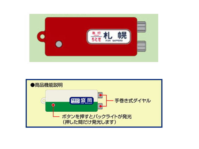 トミーテック 270768 KHM-18 方向幕キーチェーン 711系北海道 鉄道模型