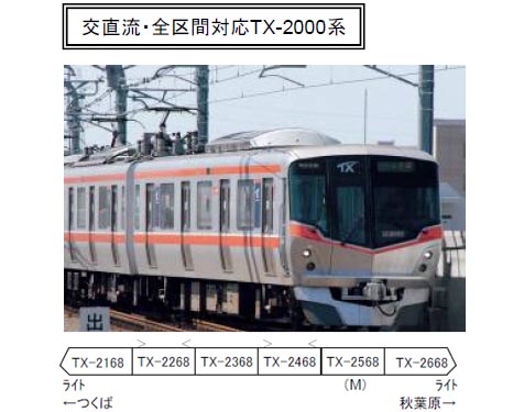 マイクロエース A6892 首都圏新都市鉄道(つくばエクスプレス)TX-2000系