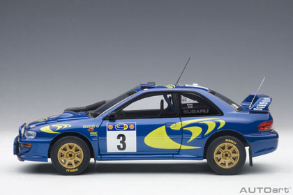 1/18 スバル インプレッサ WRC 1997 #3 サファリラリー優勝 ミニカー