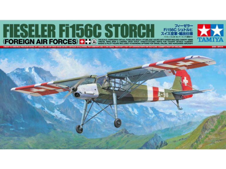 1/48 フィーゼラー Fi156C シュトルヒ スイス空軍・輸出仕様 No25158