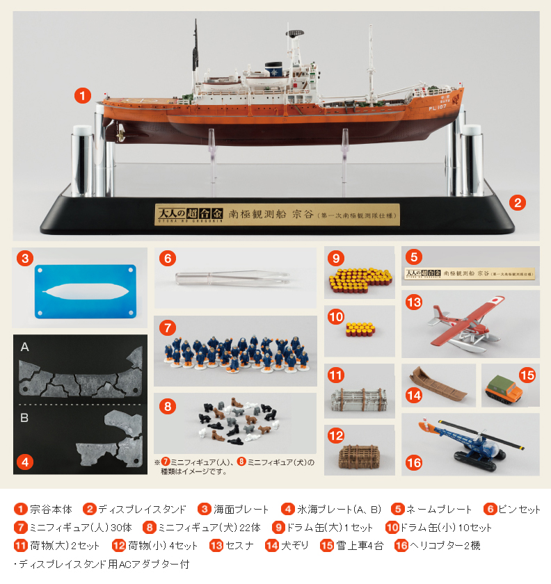 大人の超合金 南極観測船 宗谷 観測隊 | hartwellspremium.com