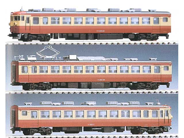 455(475)系急行電車 基本3両セット タムタムオンラインショップ札幌店 通販 鉄道模型