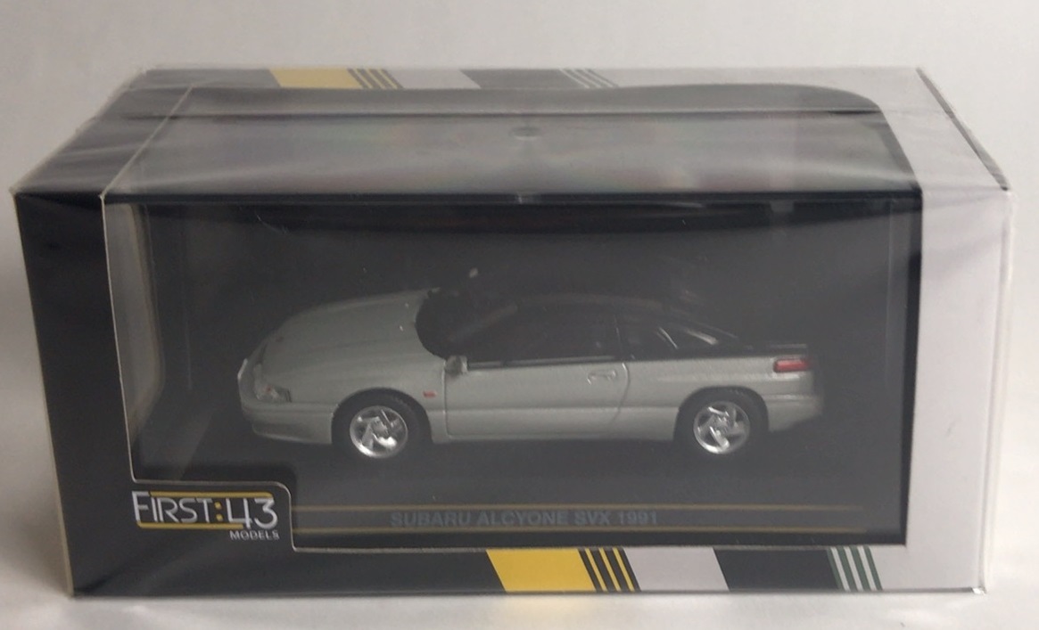 First43 1/43 スバル アルシオーネSVX 1991 シルバー タムタム